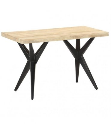 vidaXL Dining Table 120x60x76 cm Solid Mango Wood
