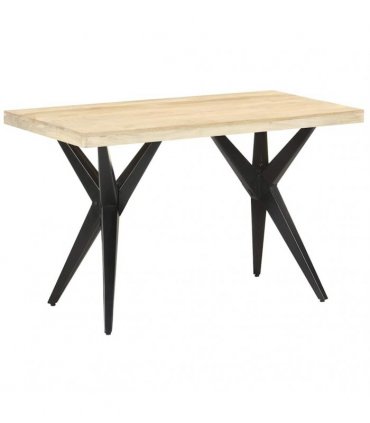 vidaXL Dining Table 120x60x76 cm Solid Mango Wood