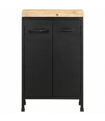 vidaXL Sideboard 47x35x76 cm Rough Mango Wood