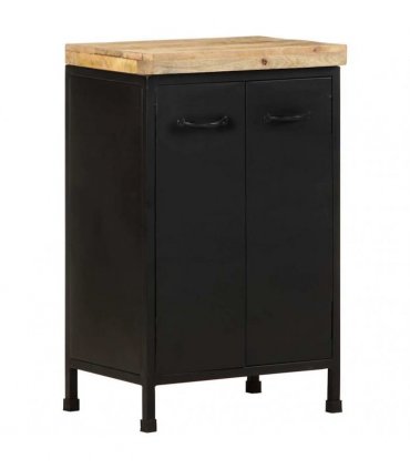 vidaXL Sideboard 47x35x76 cm Rough Mango Wood