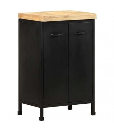 vidaXL Sideboard 47x35x76 cm Rough Mango Wood