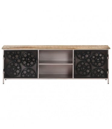 vidaXL TV Cabinet 120x30x40 cm Rough Mango Wood