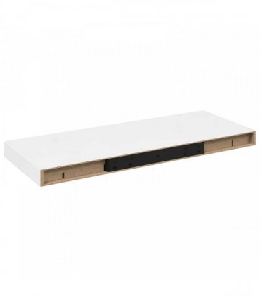 vidaXL Floating Wall Shelves 4 pcs High Gloss White 60x23,5x3,8 cm MDF