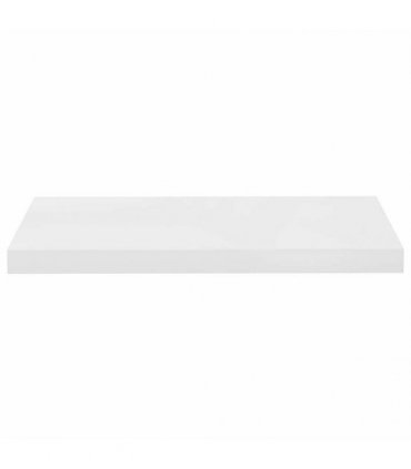 vidaXL Floating Wall Shelves 4 pcs High Gloss White 60x23,5x3,8 cm MDF