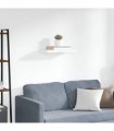 vidaXL Floating Wall Shelf White 50x23.5x3.8 cm MDF