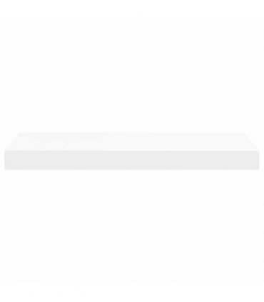 vidaXL Floating Wall Shelf White 50x23.5x3.8 cm MDF
