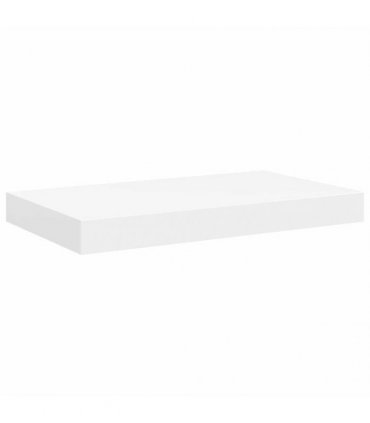 vidaXL Floating Wall Shelves 2 pcs White 50x23.5x3.8 cm MDF