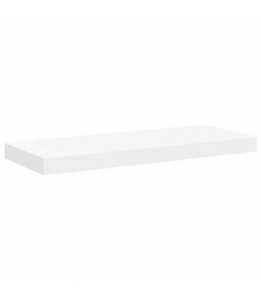 vidaXL Floating Wall Shelf White 60x23,5x3,8 cm MDF