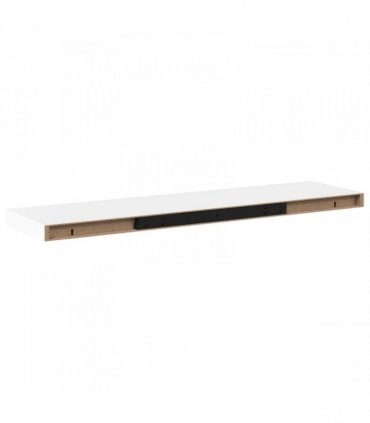 vidaXL Floating Wall Shelves 4 pcs White 90x23,5x3,8 cm MDF