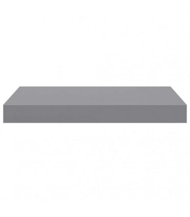 vidaXL Floating Wall Shelves 4 pcs Grey 40x23.5x3.8 cm MDF