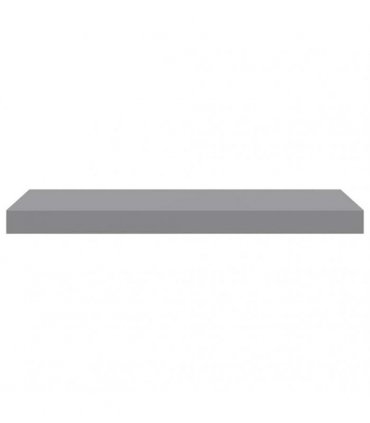 vidaXL Floating Wall Shelf Grey 60x23,5x3,8 cm MDF