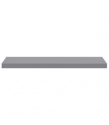 vidaXL Floating Wall Shelf Grey 90x23,5x3,8 cm MDF
