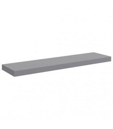 vidaXL Floating Wall Shelves 4 pcs Grey 90x23,5x3,8 cm MDF