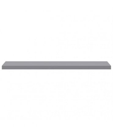 vidaXL Floating Wall Shelf Grey 120x23,5x3,8 cm MDF