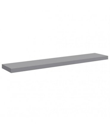 vidaXL Floating Wall Shelves 4 pcs Grey 120x23,5x3,8 cm MDF