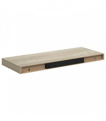 vidaXL Floating Wall Shelves 2 pcs Oak 60x23,5x3,8 cm MDF