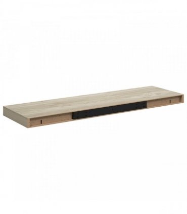 vidaXL Floating Wall Shelves 2 pcs Oak 80x23,5x3,8 cm MDF