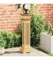 vidaXL Classic Square Pillar Plant Stand Light Wood 17x17x66 cm MDF