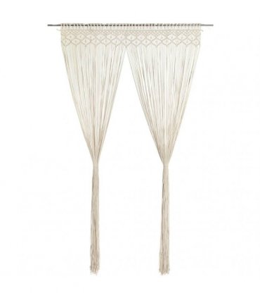 vidaXL Macrame Curtain 140x240 cm Cotton