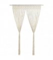 vidaXL Macrame Curtain 140x240 cm Cotton