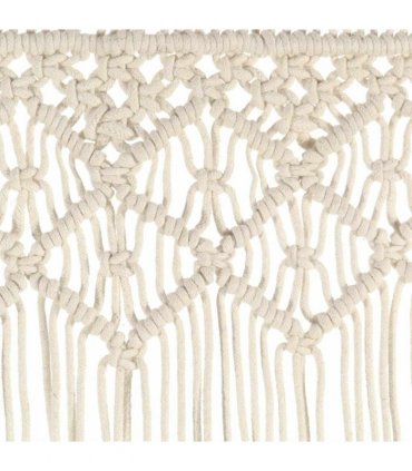 vidaXL Macrame Curtain 140x240 cm Cotton