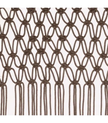 vidaXL Macrame Curtain Taupe 140x240 cm Cotton