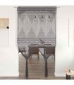 vidaXL Macrame Curtain Anthracite 140x240 cm Cotton