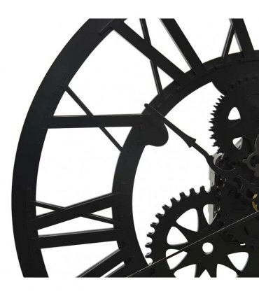 vidaXL Wall Clock Black 30 cm Acrylic