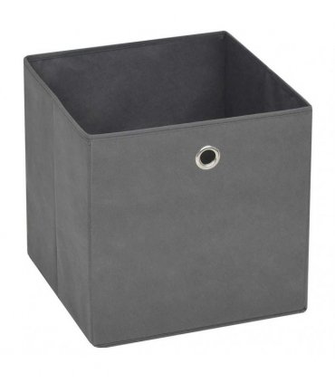 vidaXL Storage Boxes 10 pcs Non-woven Fabric 28x28x28 cm Grey
