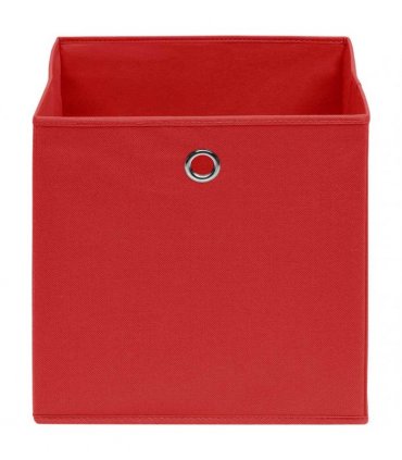 vidaXL Storage Boxes 4 pcs Non-woven Fabric 28x28x28 cm Red