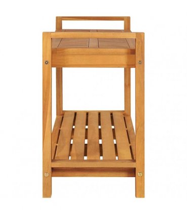 vidaXL Bench 120 cm Solid Teak Wood
