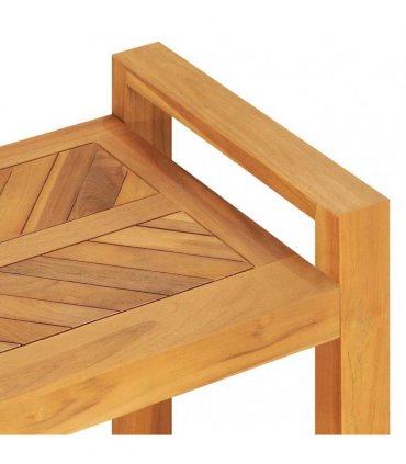 vidaXL Bench 120 cm Solid Teak Wood