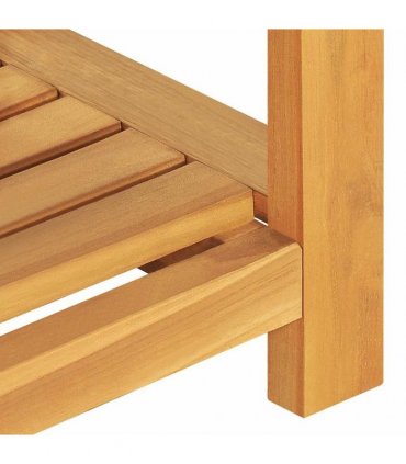 vidaXL Bench 120 cm Solid Teak Wood