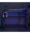 vidaXL Gaming Desk with ZZ Shape Legs Black 110x60x75 cm