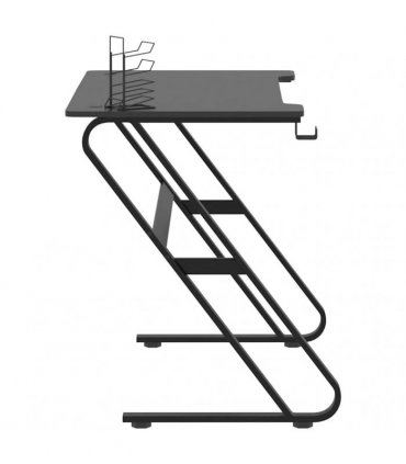 vidaXL Gaming Desk with ZZ Shape Legs Black 110x60x75 cm