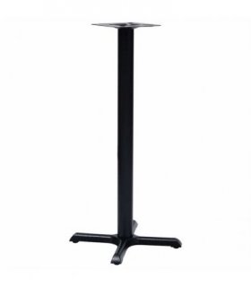 vidaXL Bistro Table Leg Black 56x56x107 cm Cast Iron