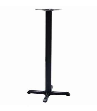 vidaXL Bistro Table Leg Black 56x56x107 cm Cast Iron