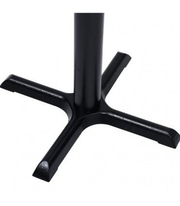 vidaXL Bistro Table Leg Black 56x56x107 cm Cast Iron