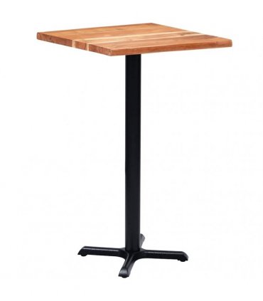 vidaXL Bistro Table Leg Black 56x56x107 cm Cast Iron