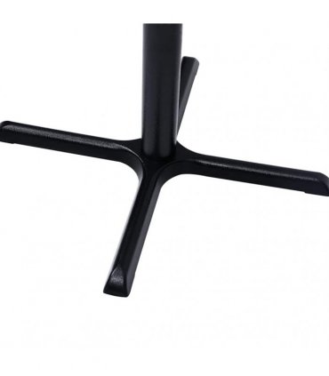 vidaXL Bistro Table Leg Black 76x76x107 cm Cast Iron
