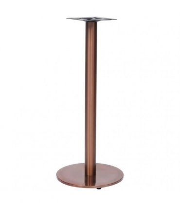 vidaXL Bistro Table Leg Gold Ø45x107 cm Stainless Steel