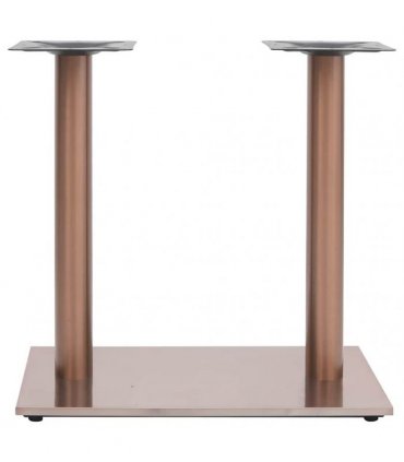 vidaXL Bistro Table Leg Brass 70x40x72 cm Stainless Steel