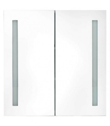vidaXL LED Bathroom Mirror Cabinet 62x14x60 cm