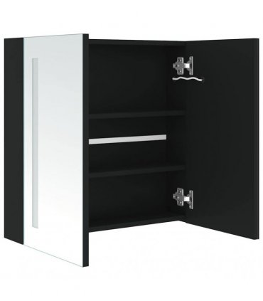 vidaXL LED Bathroom Mirror Cabinet 62x14x60 cm