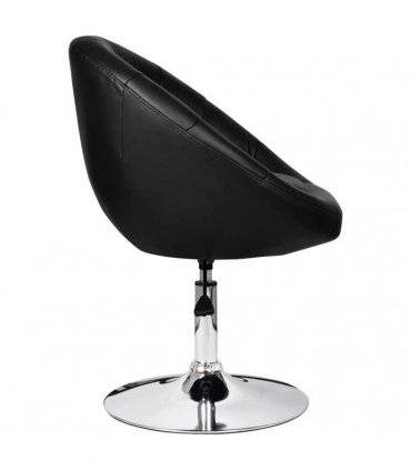 vidaXL Bar Stools 2 pcs Black Faux Leather