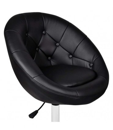 vidaXL Bar Stools 2 pcs Black Faux Leather