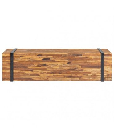 vidaXL TV Stand 110x30x32,5 cm Solid Teak Wood
