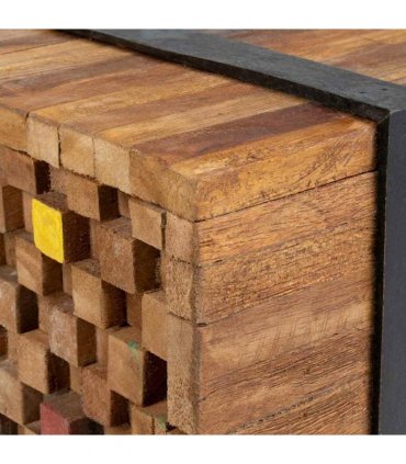 vidaXL TV Stand 110x30x32,5 cm Solid Teak Wood