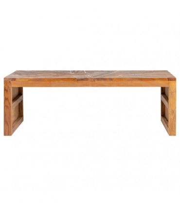 vidaXL TV Stand 110x60x38 cm Solid Teak Wood