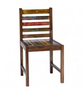vidaXL Dining Chairs 2 pcs Solid Reclaimed Wood